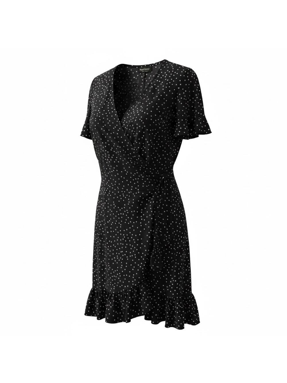 Relipop XL women black and white polka dot retro rockabilly pinup dress